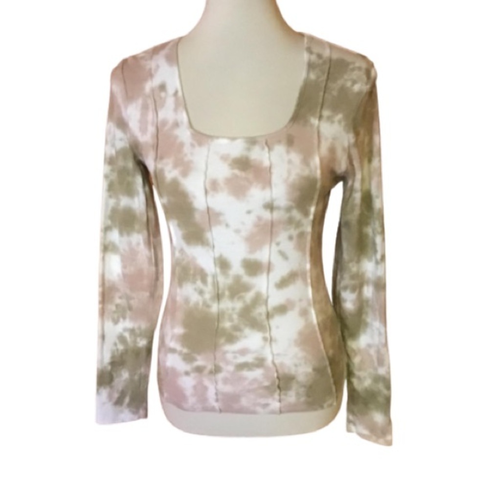 Gilded Intent Buckle Tie Dye Top